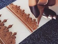 Украшения из Шоколада - Шоколадное мехенди