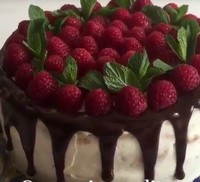 Торт Шоколадно-малиновый